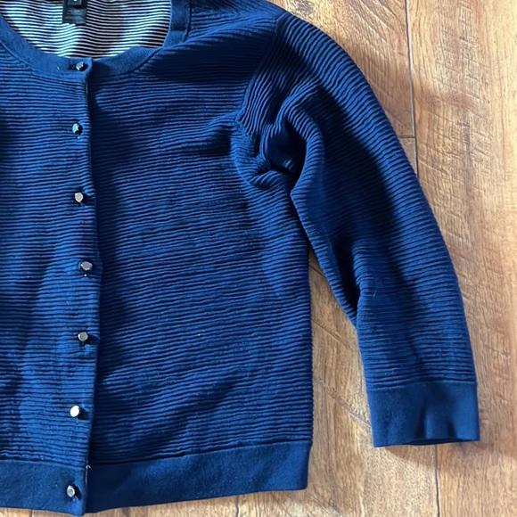 Marc by Marc Jacobs Ribbed Sweater Cardigan Blue - Picture 5 of 16